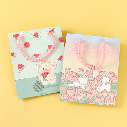 Embossed Bubble Rope Medium Gift Bag (Vertical) 24.5*19.5*9.5 M24 M.73