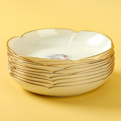 6615 Small Five-petal Flower and Fruit Plate M.20