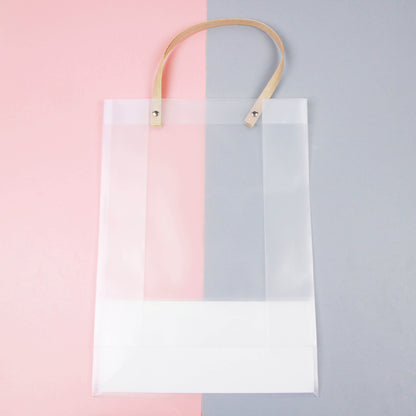 Large-sized vertical gift bag with transparent rivets M24 M.73