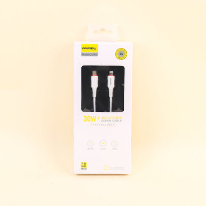 120W PD Universal Fast Charging Silicone Frost-resistant Data Cable - Model Q52PD (Apple Compatible) A12 JPDB