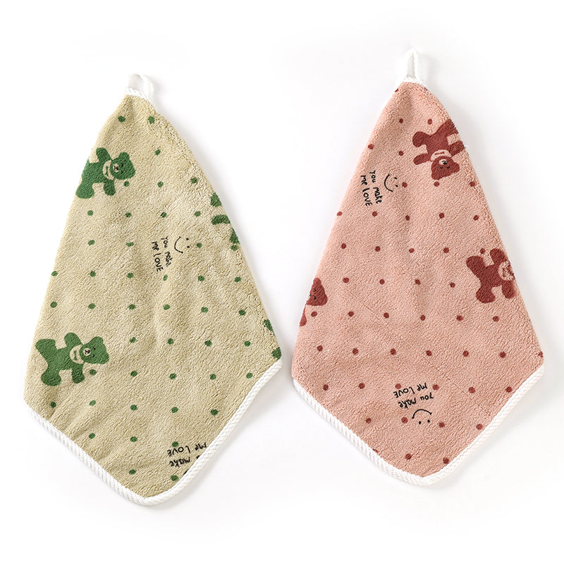 1347 Hugging Bear Scarf (35*35) M.22