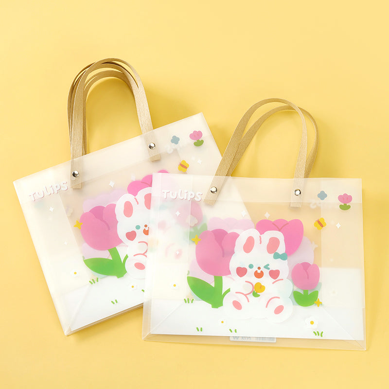 Printed Rivet Medium Gift Bag (Horizontal) 19.5*9.5*24.5 M24 M.73