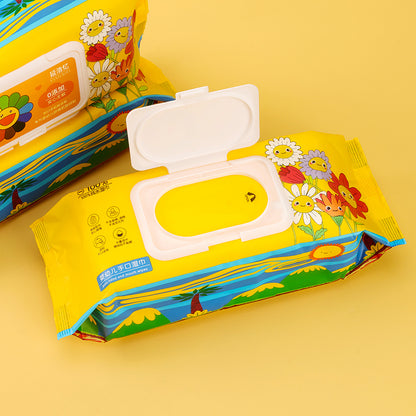 Yanhào Yi 0163 Infant Hand and Mouth Wet Wipes 64 Sheets M28 M.21