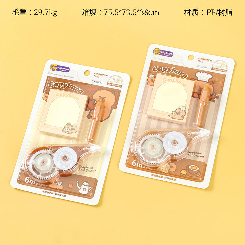 Premium XX - 8281 Correction Tape, Sticky Note & Ballpoint Pen Set M.84 M.83