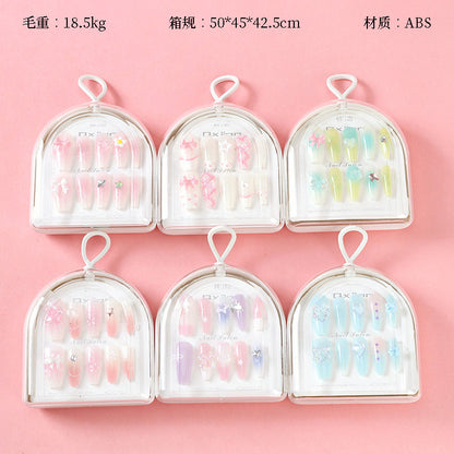 951 Cute Little Half-round Box Fake Nails M.52