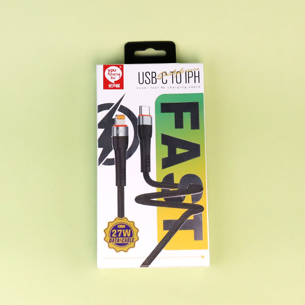 K-77 USB-C to Lightning Cable for Apple - 20W/30W PD Fast Charging A.12 JPDB