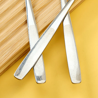 YLZ-7473 Korean-Style Stone-Pattern No.2 Spoon M.66