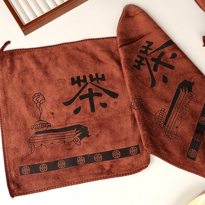 30*30 tea character towel M.22