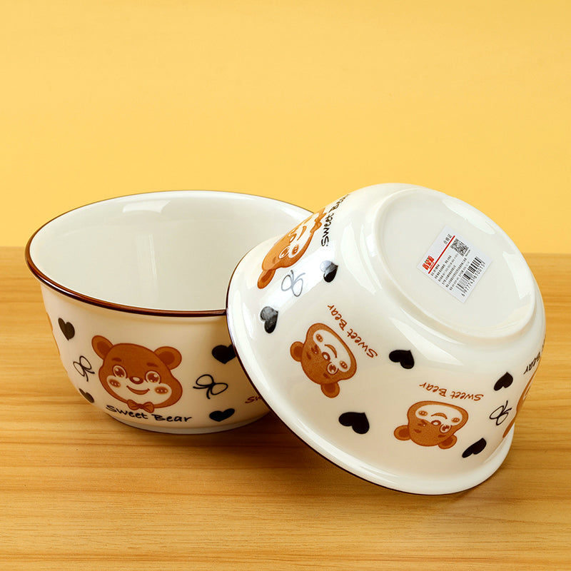 5 - inch Inner - box Candy Bowl with Big Bear Pattern M.66 JPDB