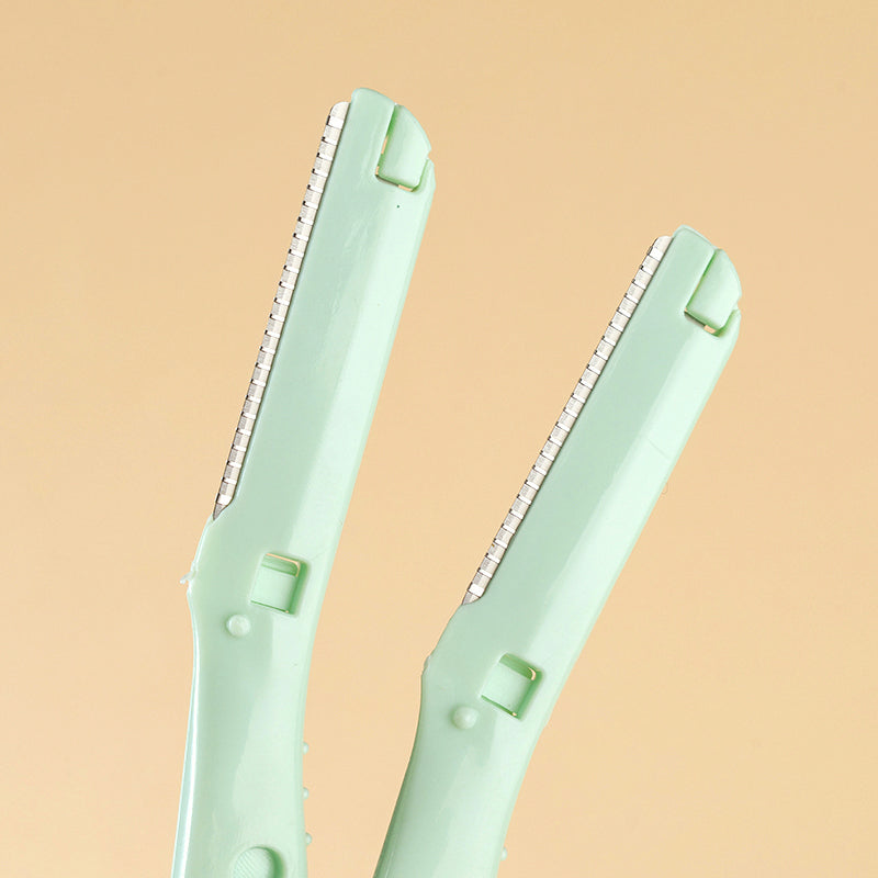 Dos cajas de maquinillas de afeitar para cejas M.50 