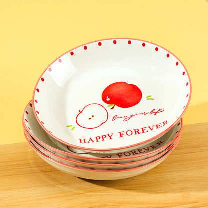 Yongfeng 7 - inch Fruit Platter (Apple - themed) M.66 JPDB