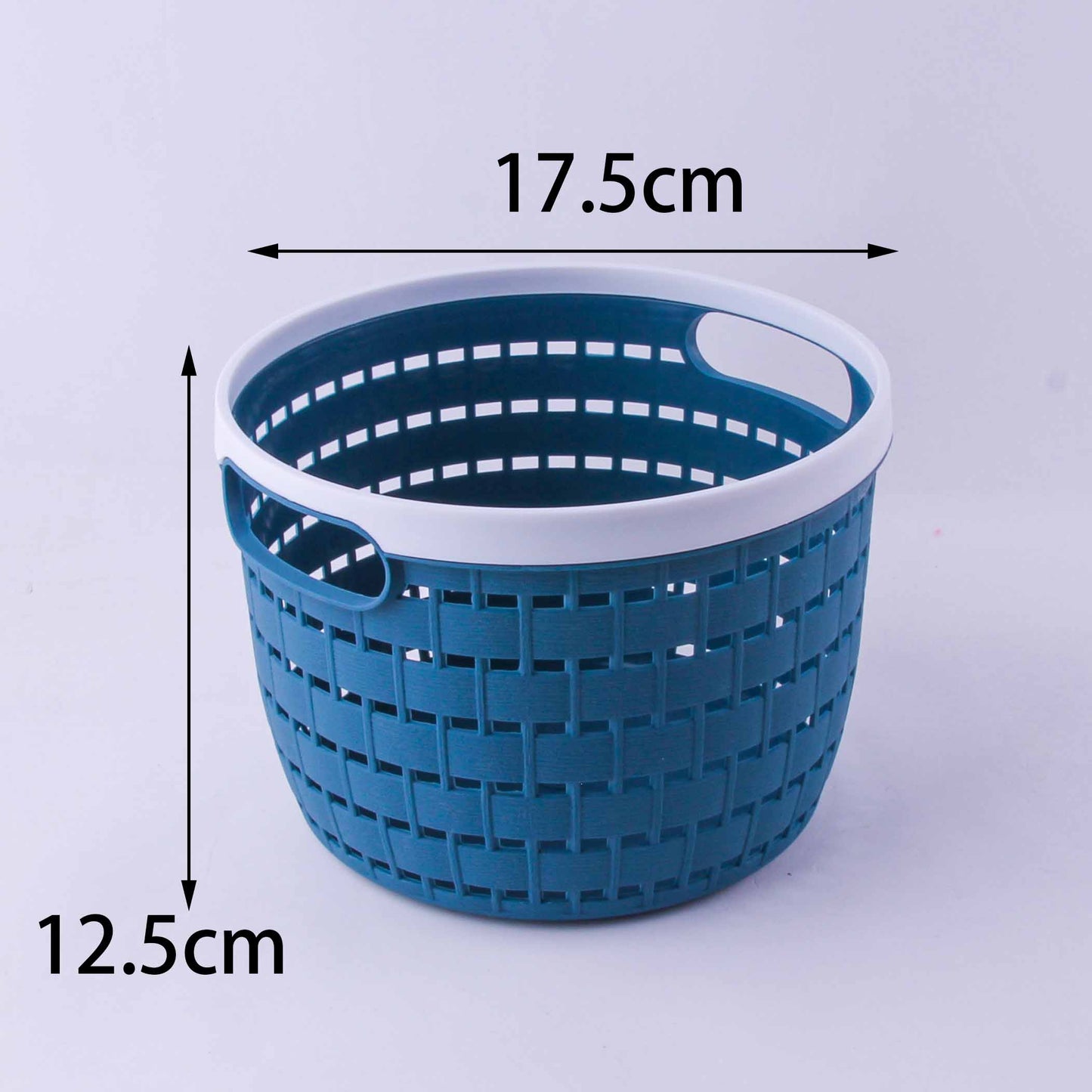 8300 Rattan Woven Round Storage Basket M.13
