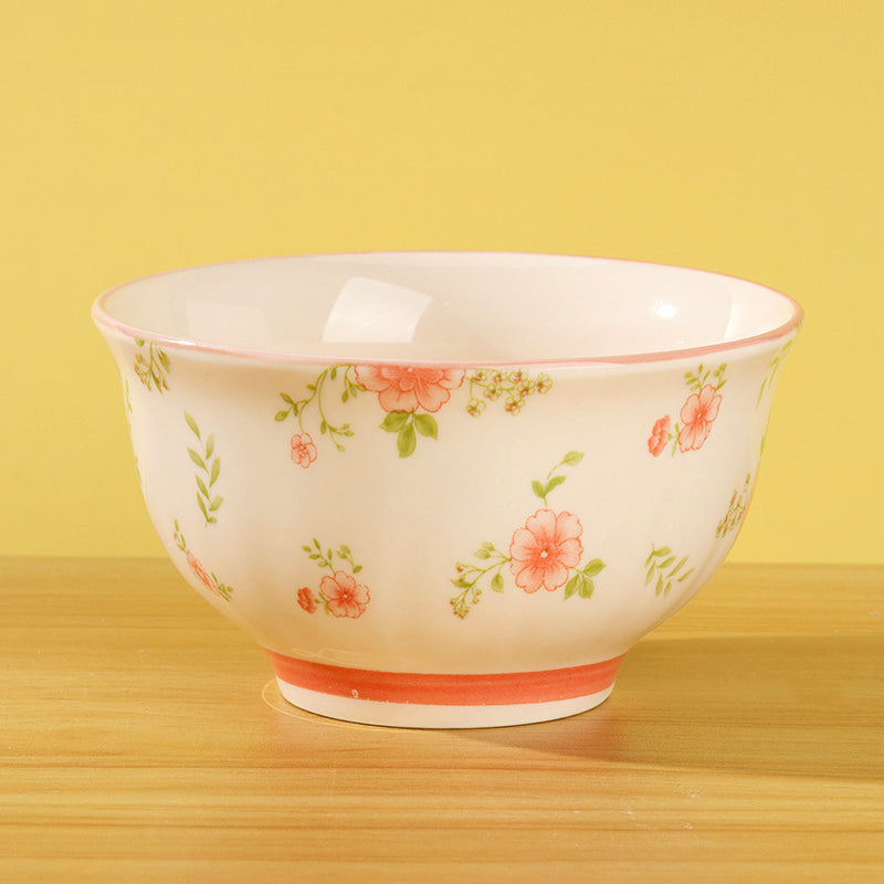 4.7-inch Rose Bowl with Small Garden Pattern (1486) M.66 JPDB