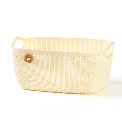 Yidele 8269 Rattan Woven Rectangular Storage Basket M.13