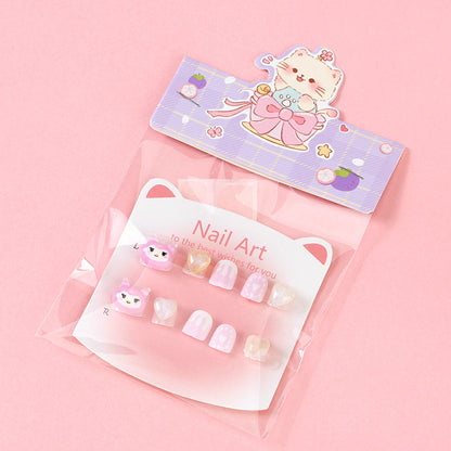 Children's cute accessory fake nails M.52
