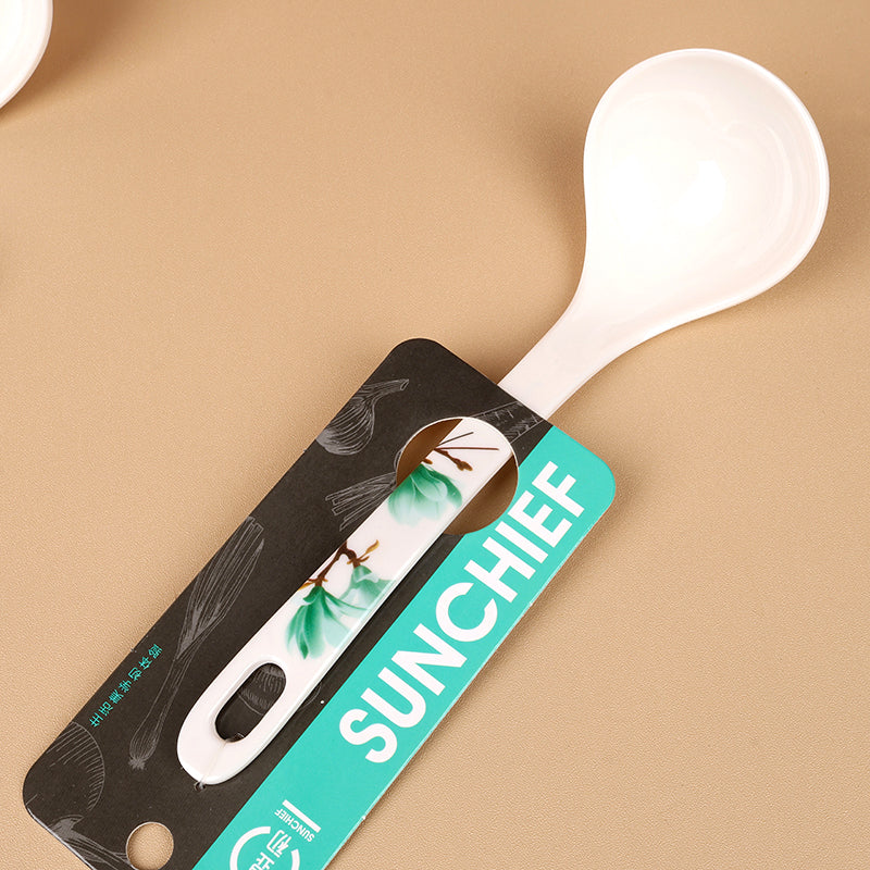 S0008 Food-Grade Long-Handled Medium Soup SpoonM66