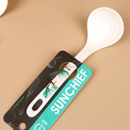S0008 Food-Grade Long-Handled Medium Soup SpoonM66