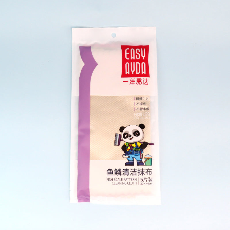 No.1051 5-Pack Fish Scale Cleaning Rag M.68 JPDB