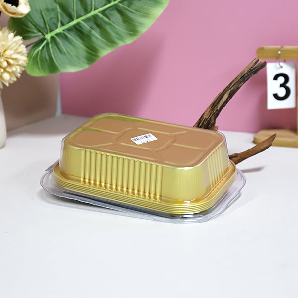 Kloss Model 7866 Disposable Gold Foil Baking Tray (Round  2 Pcs) M.27