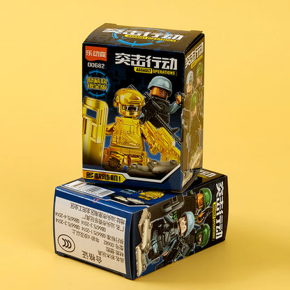 DB00682 Mixed Assorted Movable Transformable Building Blocks (24 per Small Box) M.02