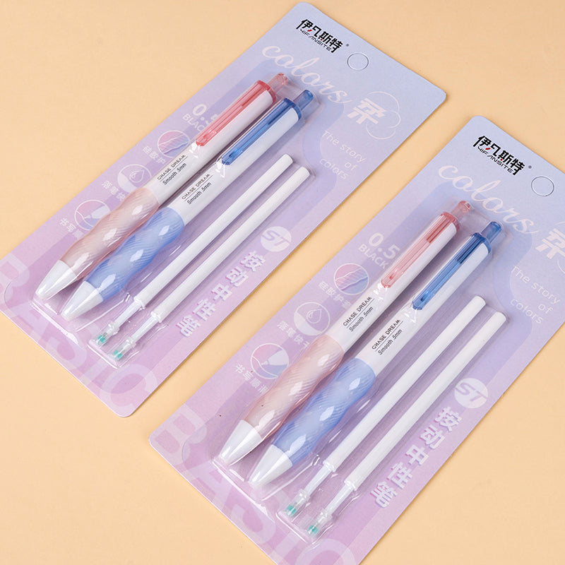 Ivanster 960 Water Drop - Shaped Handshake Problem - Solving Pens (2 Pens + 2 Refills) M.82