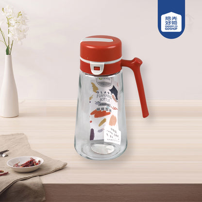 2063 Automatic Flip Glass Oil Dispenser (660ml, Large) M.69 JPDB