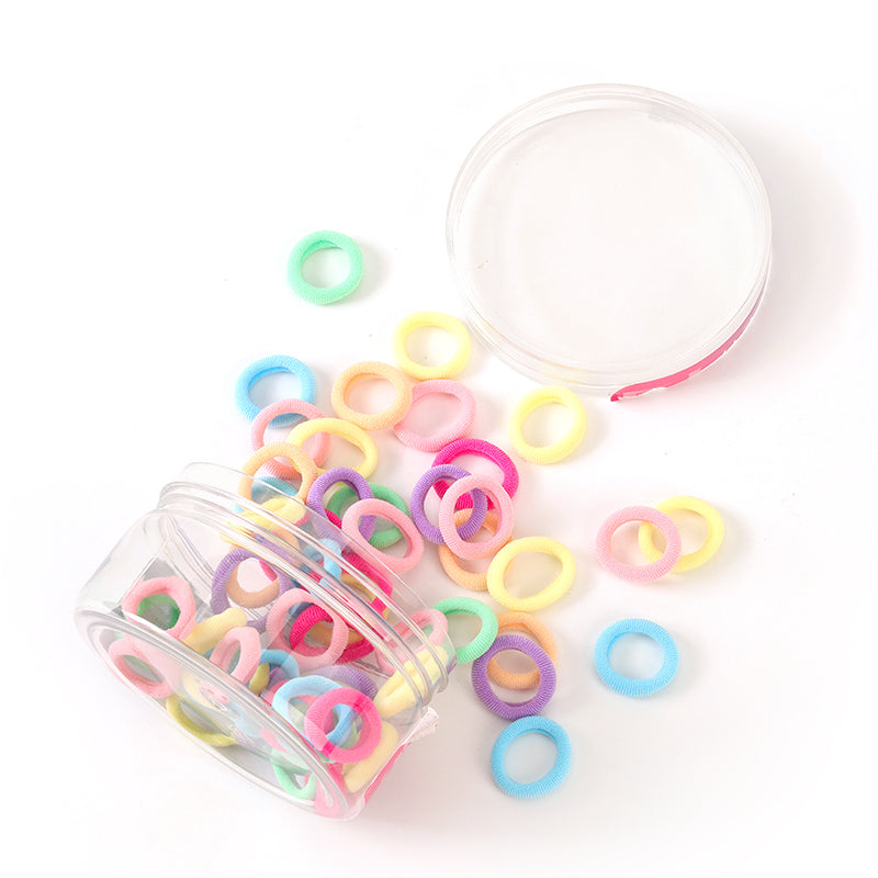 M42 Colorful Cotton Rubber Bands in 1153 Crystal Bottle