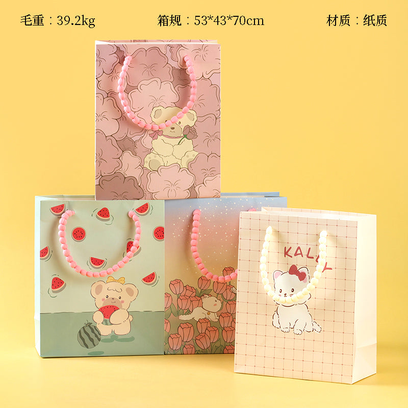 Embossed Bubble Rope Medium Gift Bag (Vertical) 24.5*19.5*9.5 M24 M.73