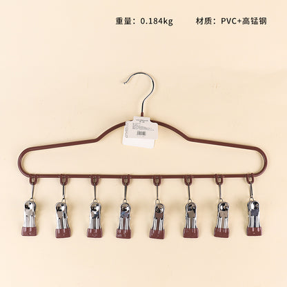 Model 229 Multi-Functional Clothes Hanger with 8 Clips (1 Piece/Pack) M.15 JPDB