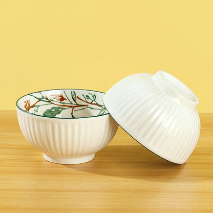 4.5-inch Printed Yamada Bowl with Little Deer Pattern M.66 JPDB