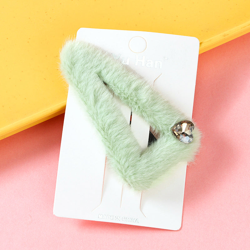 M42 Furry Bobby Pins with Zircon Accessories in a Box