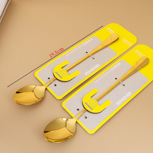 6332 Crown Rabbit Gold-Plated Ice Pointed Spoon M.66