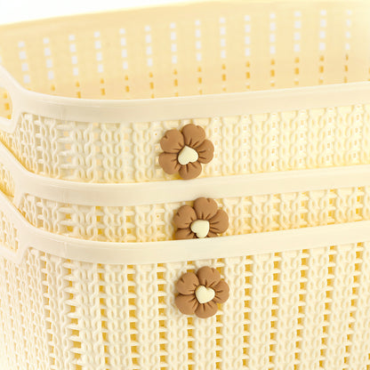 Yidele 8269 Rattan Woven Rectangular Storage Basket M.13