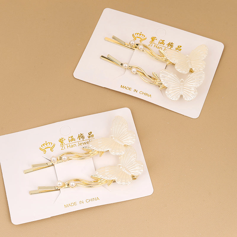 M42 Internet-famous Pearl Butterfly Bobby Pin
