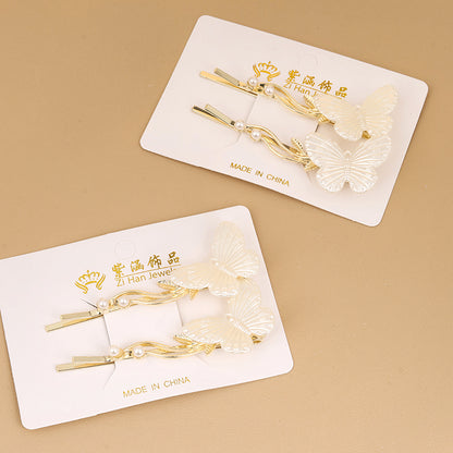 M42 Internet-famous Pearl Butterfly Bobby Pin