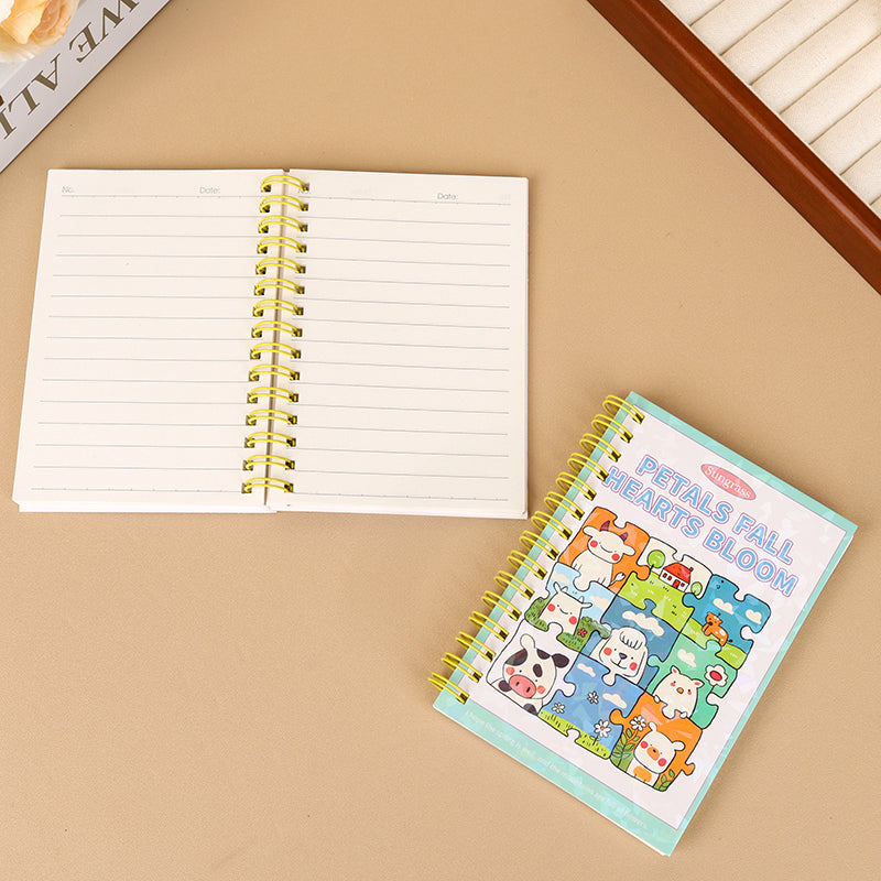 Premium Bench XQ6416 - 01 64K Vibrant Colorful Candy Spiral Notebook M.81