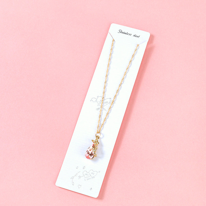 Butterfly - Love Crystal Necklace M.43