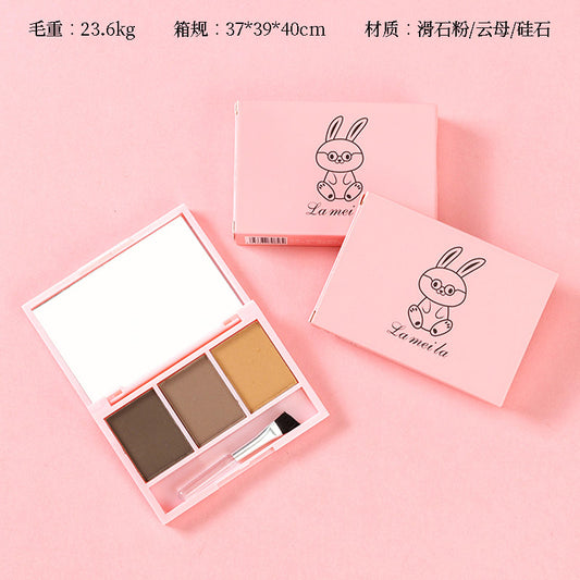 5230 Cartoon Three-Color Eyebrow Powder M.58