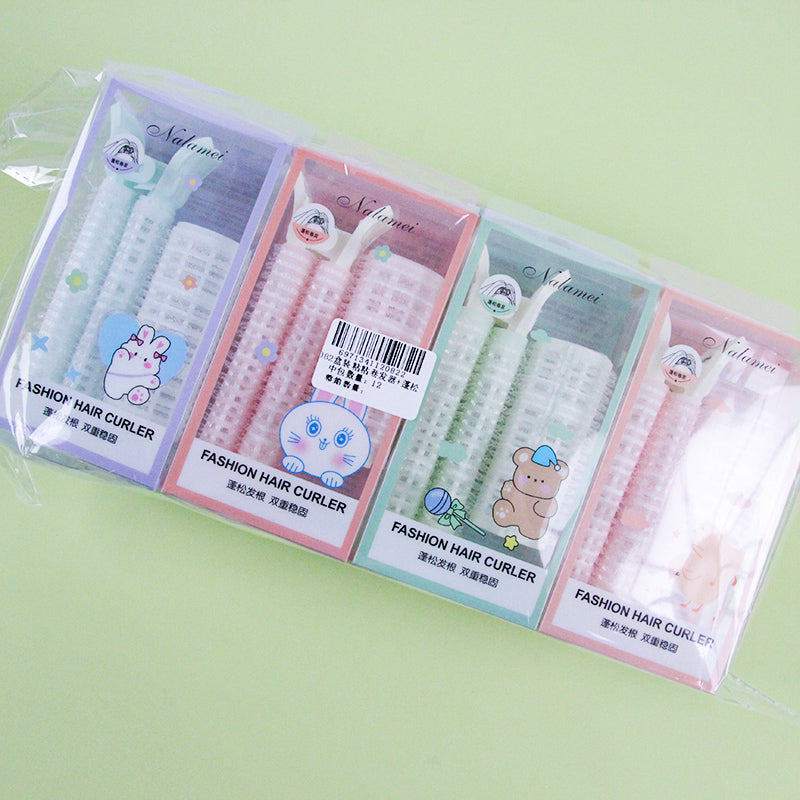 082 Boxed Sticky Curling Irons + Volumizing Clips M.50