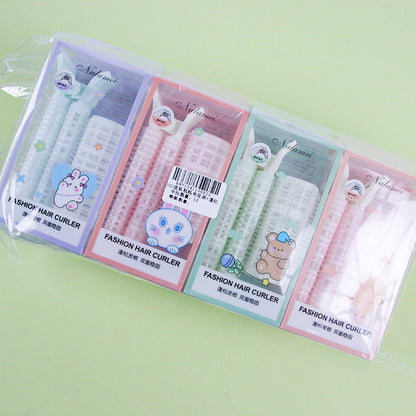 082 Boxed Sticky Curling Irons + Volumizing Clips M.50