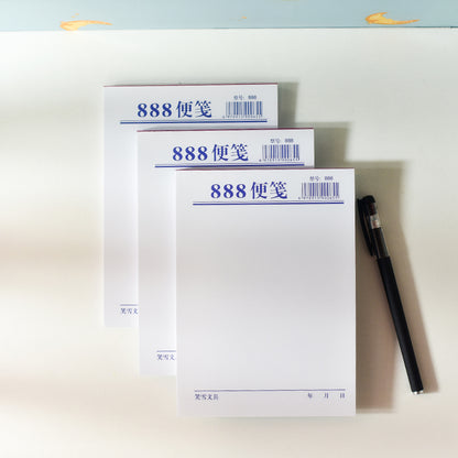 XX-888 Notepad 3 Themed Designs (Cozy Life/Cute Animals/Minimal Lines) 10*14cm 80g Paper M.81
