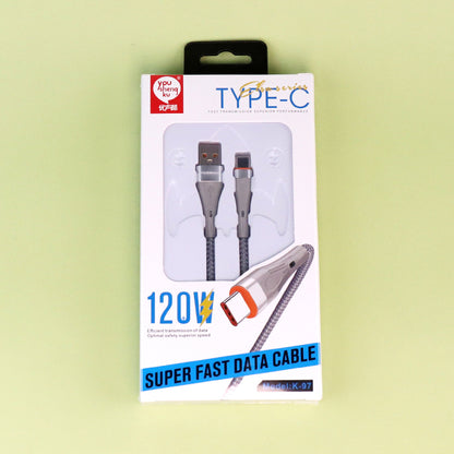 Cable USB-C a USB-C K-97 TC para Huawei - Carga rápida de 66 W/120 W compatible con A.12 JPDB 