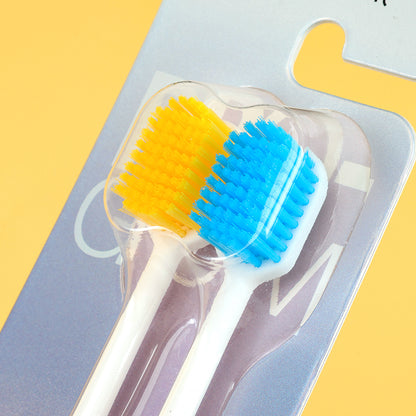 SAKURA Bright Color Couple Toothbrush 2-Pack S - 121 Soft Bristles Adult Gum Care M.14