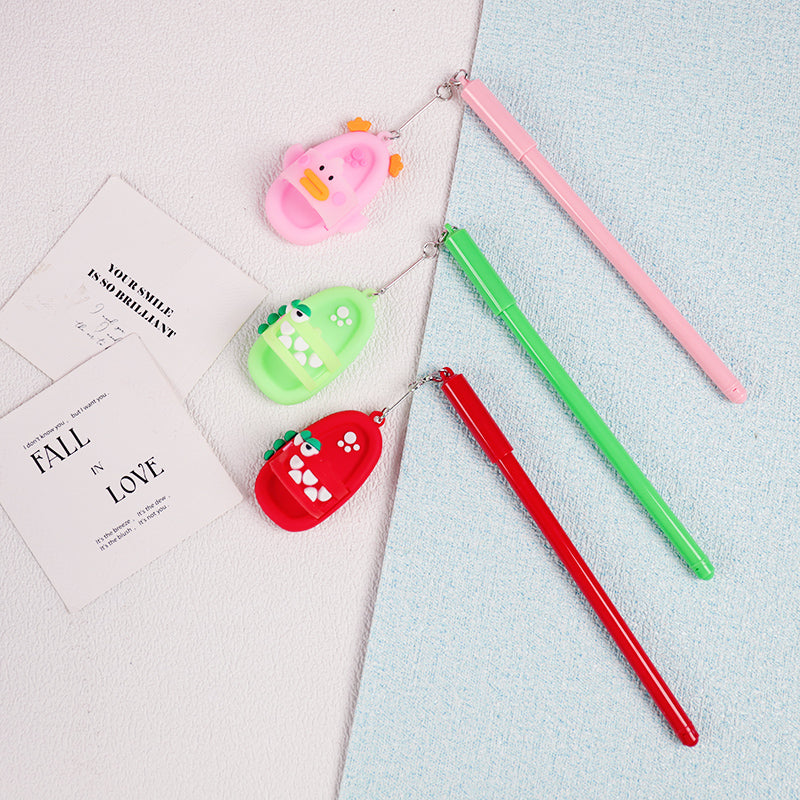 Creative Cartoon - character PVC Pendant Gel Pen M.82