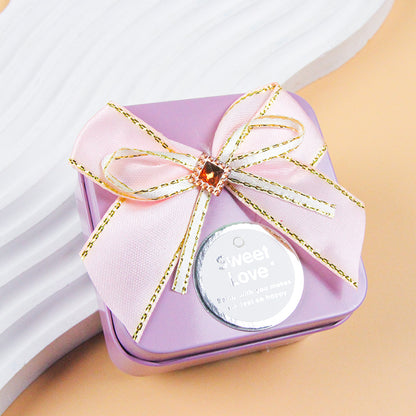 Iron Box Flower Square Gift Box (Random) M24