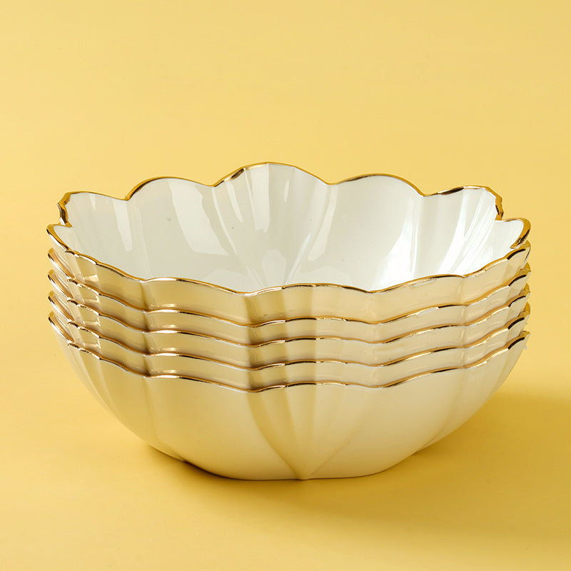 6620 Rhombus Lotus Fruit Plate M.20