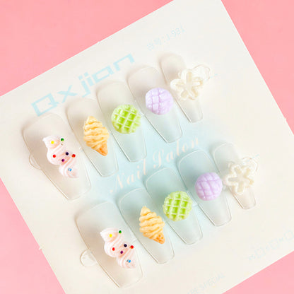 931 Luminous Candy Series Fake Nails M.52