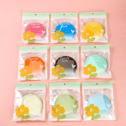 0017 Esponja limpiadora facial de doble uso, tamaño grande, M.50 