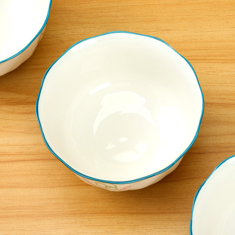 4.5-inch Rose-Edged Bowl (Indulge in Deliciousness) M.66 JPDB