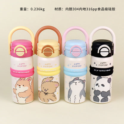 550ml Piaoyi Handle-equipped Vacuum Thermal Insulated Mug - Model YSM8712 M.26 JPDB